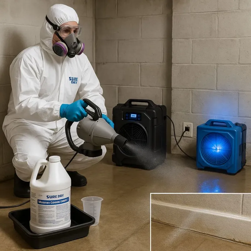 Sanitization and Odor Removal process in Reese, MI